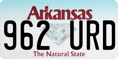 AR license plate 962URD