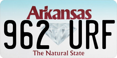 AR license plate 962URF