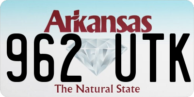 AR license plate 962UTK