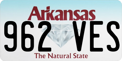 AR license plate 962VES