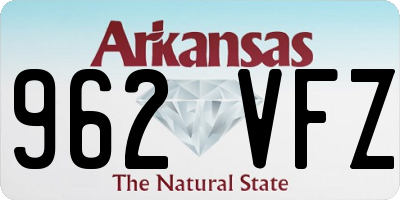 AR license plate 962VFZ