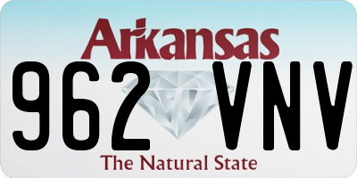 AR license plate 962VNV