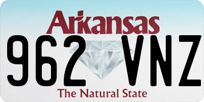 AR license plate 962VNZ