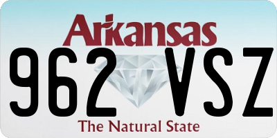AR license plate 962VSZ