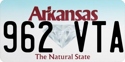 AR license plate 962VTA