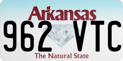 AR license plate 962VTC
