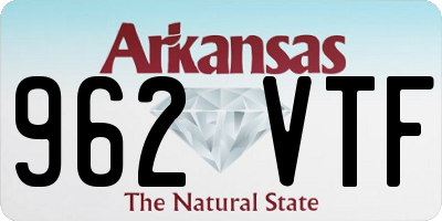 AR license plate 962VTF