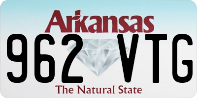 AR license plate 962VTG