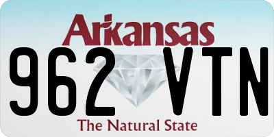 AR license plate 962VTN