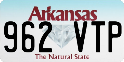 AR license plate 962VTP