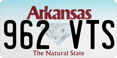AR license plate 962VTS