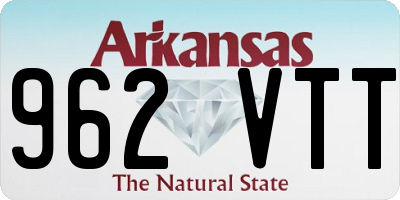 AR license plate 962VTT
