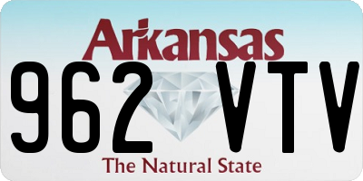 AR license plate 962VTV