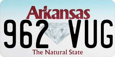 AR license plate 962VUG