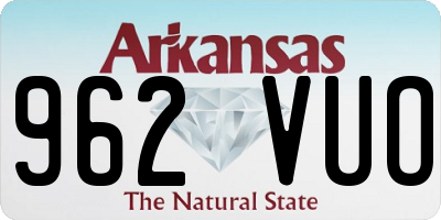 AR license plate 962VUO