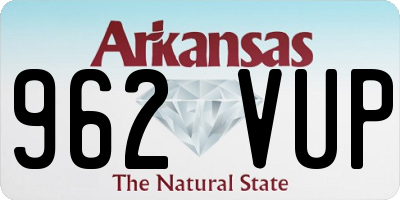 AR license plate 962VUP