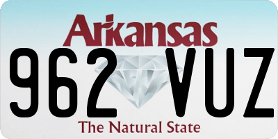 AR license plate 962VUZ