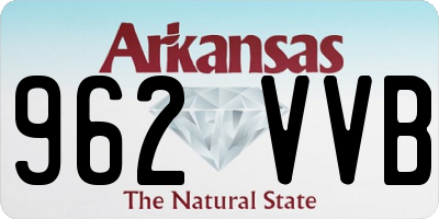 AR license plate 962VVB
