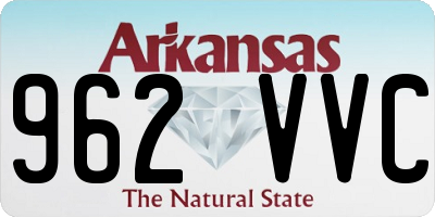 AR license plate 962VVC