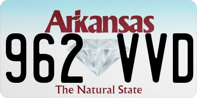 AR license plate 962VVD