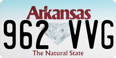 AR license plate 962VVG