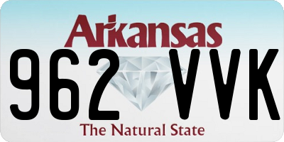 AR license plate 962VVK