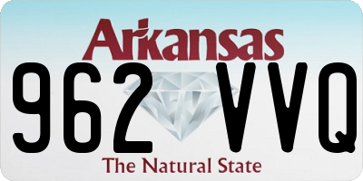 AR license plate 962VVQ