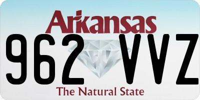 AR license plate 962VVZ
