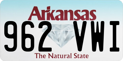 AR license plate 962VWI