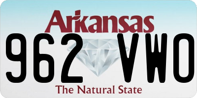 AR license plate 962VWO
