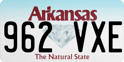 AR license plate 962VXE