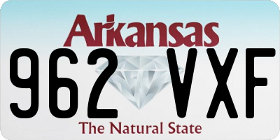 AR license plate 962VXF