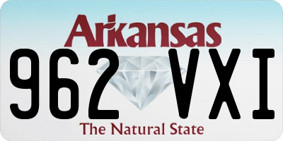 AR license plate 962VXI