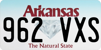 AR license plate 962VXS