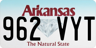 AR license plate 962VYT