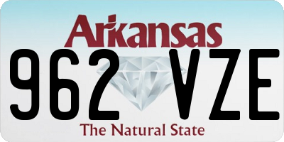 AR license plate 962VZE