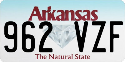 AR license plate 962VZF