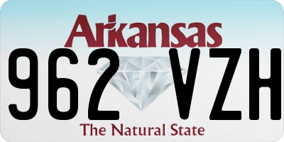 AR license plate 962VZH