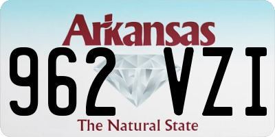 AR license plate 962VZI
