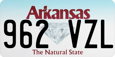 AR license plate 962VZL