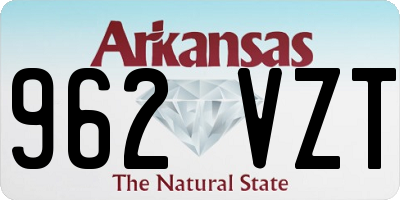 AR license plate 962VZT