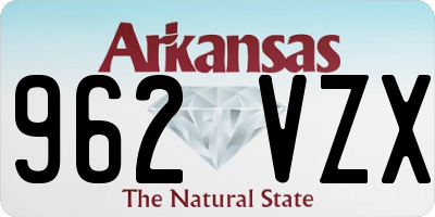 AR license plate 962VZX