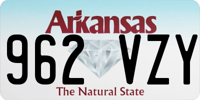AR license plate 962VZY