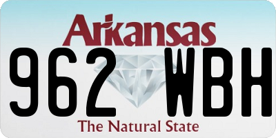 AR license plate 962WBH