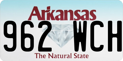 AR license plate 962WCH