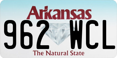 AR license plate 962WCL