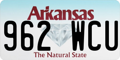 AR license plate 962WCU