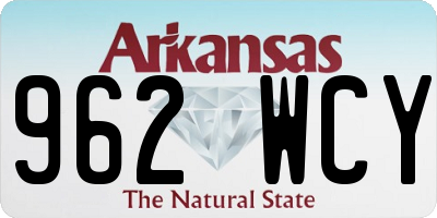 AR license plate 962WCY