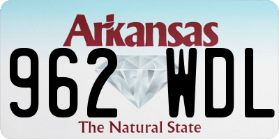 AR license plate 962WDL