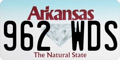 AR license plate 962WDS
